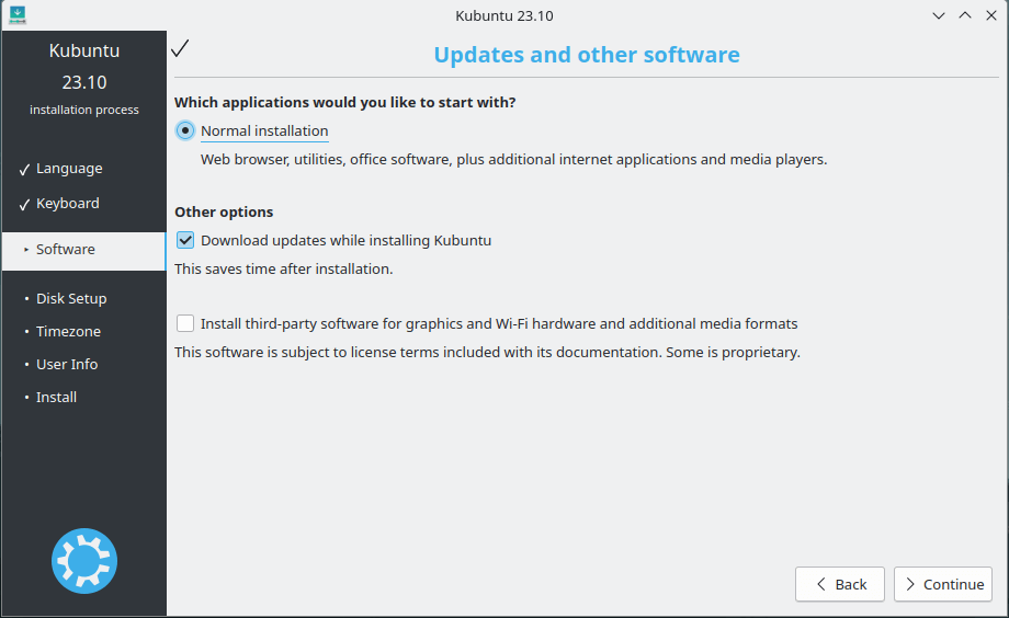 Kubuntu Installation Type