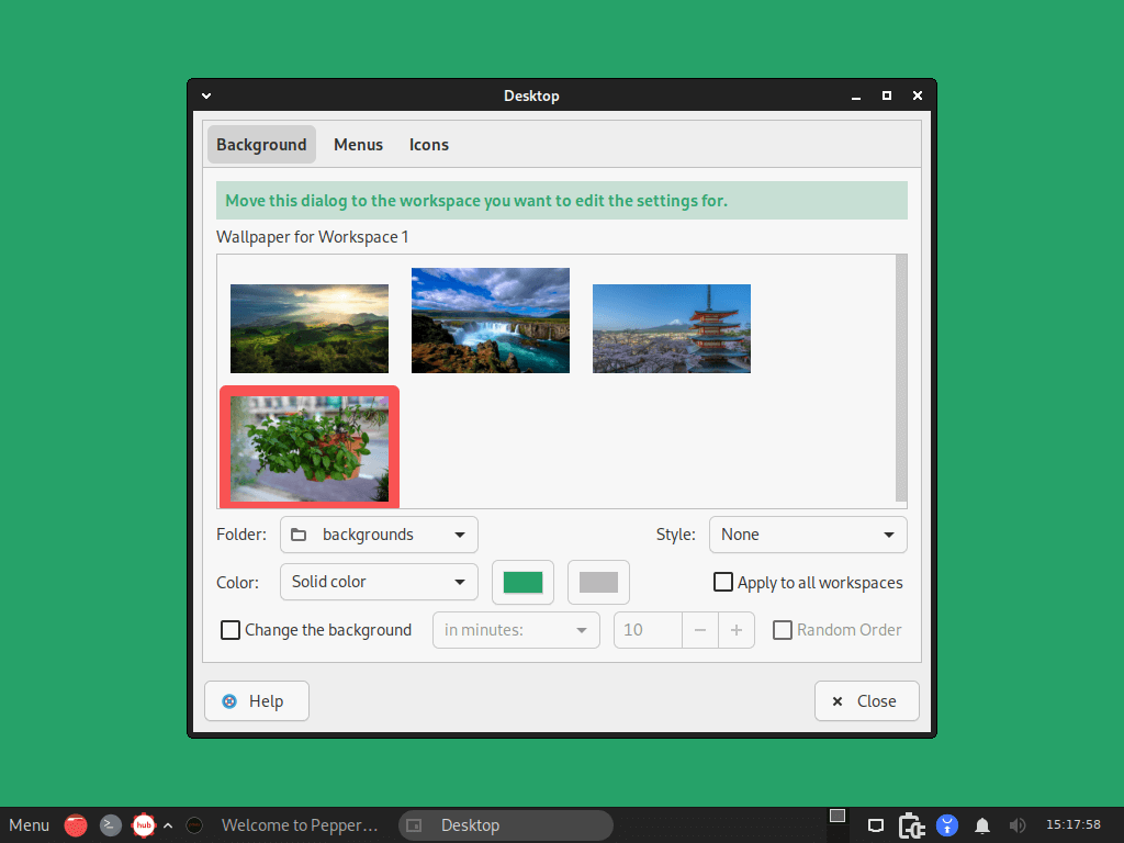 Peppermint OS Desktop Wallpapers