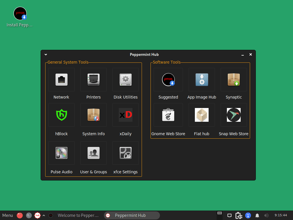 Peppermint OS Hub