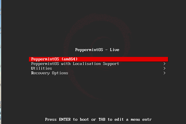 Peppermint OS Live Boot