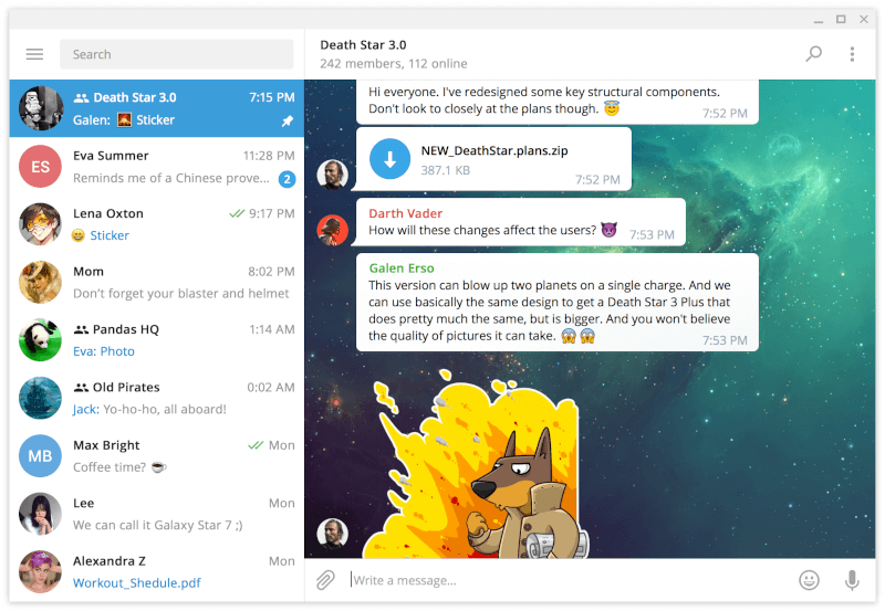 Telegram Desktop Client