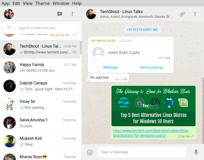 Whatsie Whatsapp Group Chat