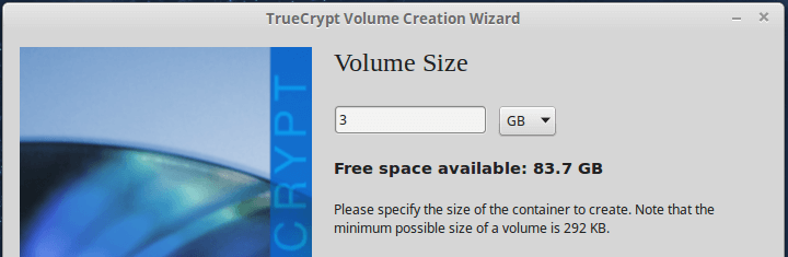 Add Container Volume Size