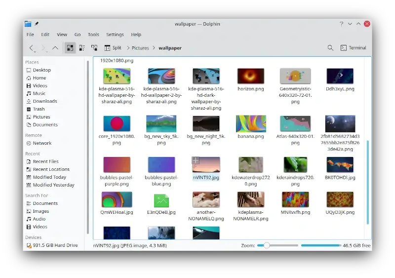 Dolphin File Manager