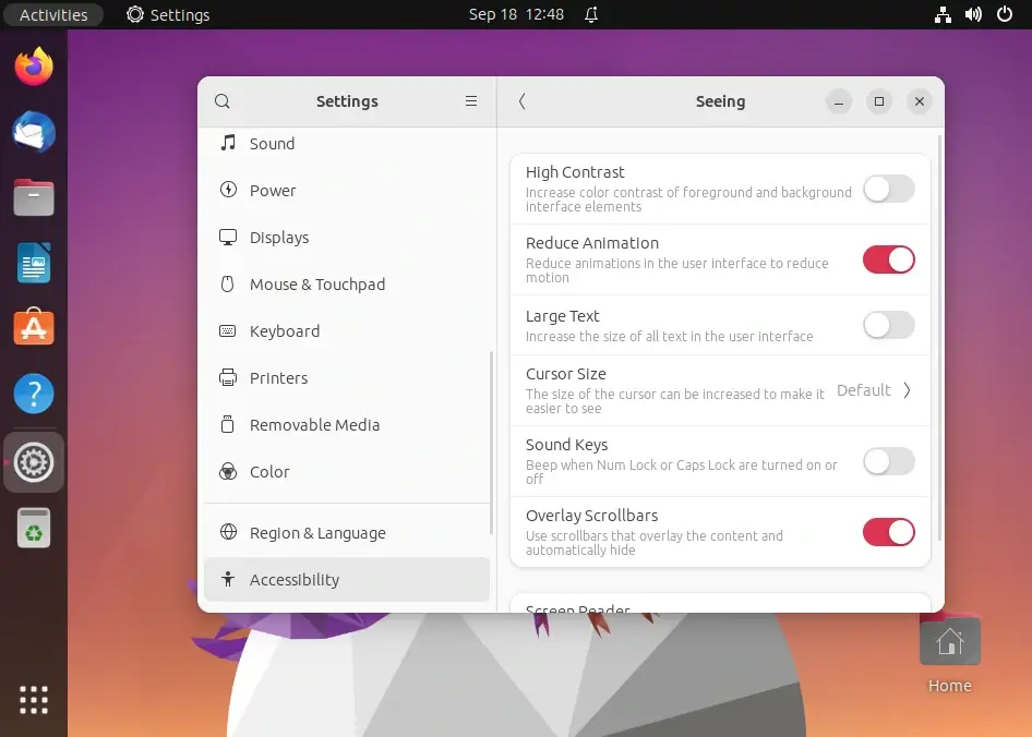 Enable Ubuntu Animation