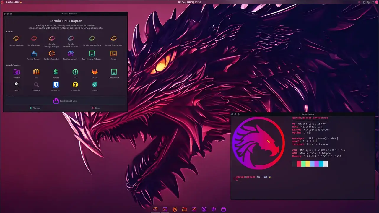 Garuda KDE Dr460nized