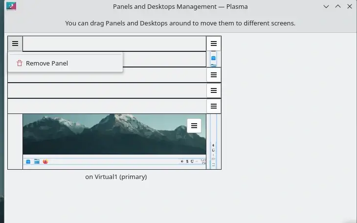 Plasma Desktop Panel