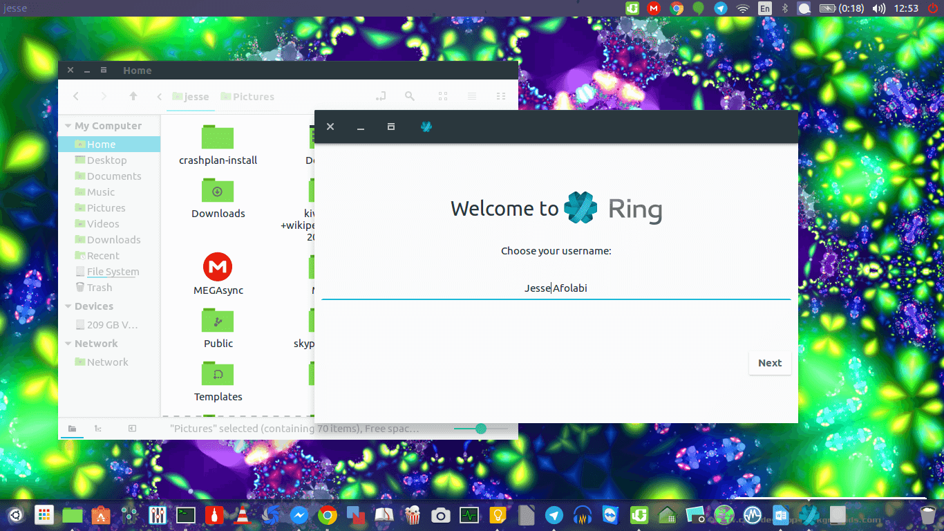 RIng username