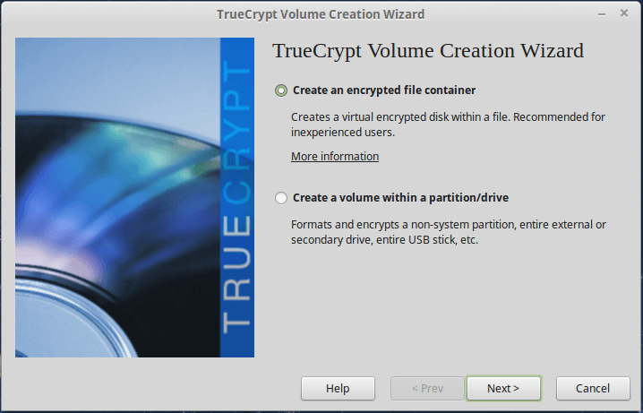 TrueCrypt: Create an Encrypted File Container