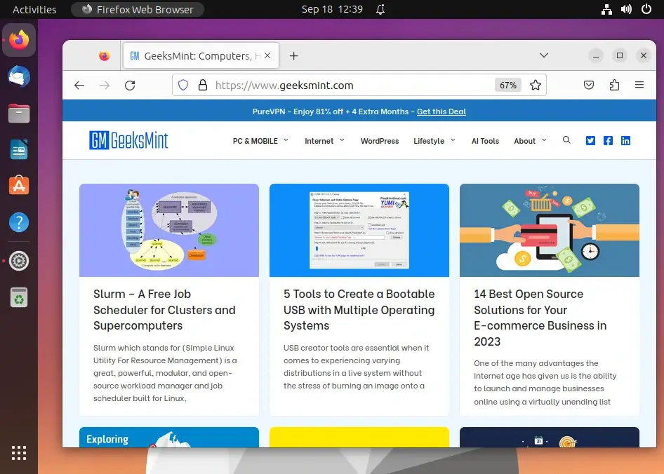 Ubuntu 22.04 Firefox