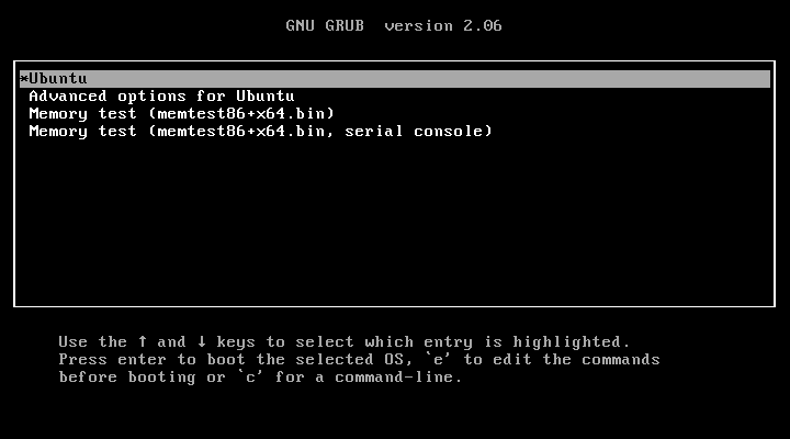Ubuntu 22.04 Grub