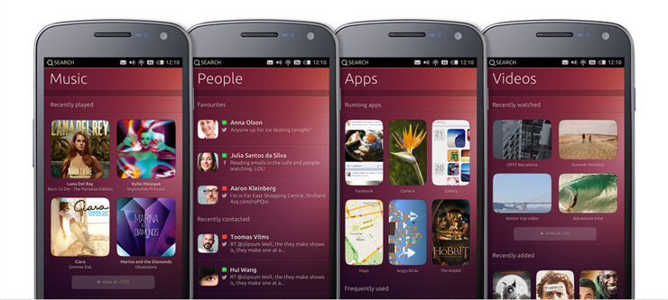 Aggregate Scopes on Ubuntu Phone