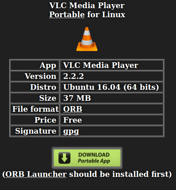 Download Portable VLC App