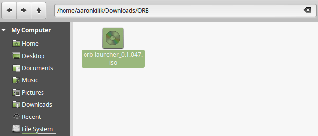 ORB ISO Launcher File