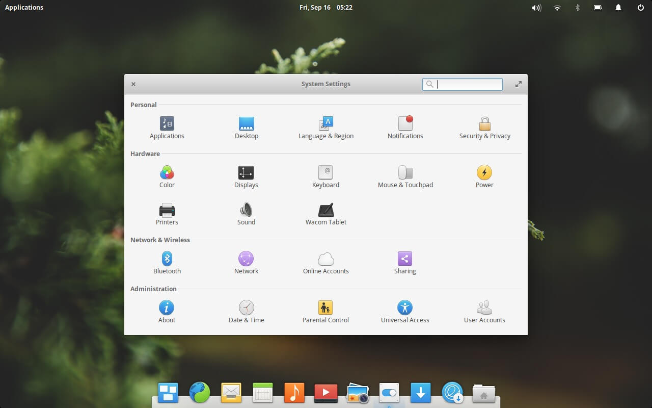 Elementary OS Loki - System Settings