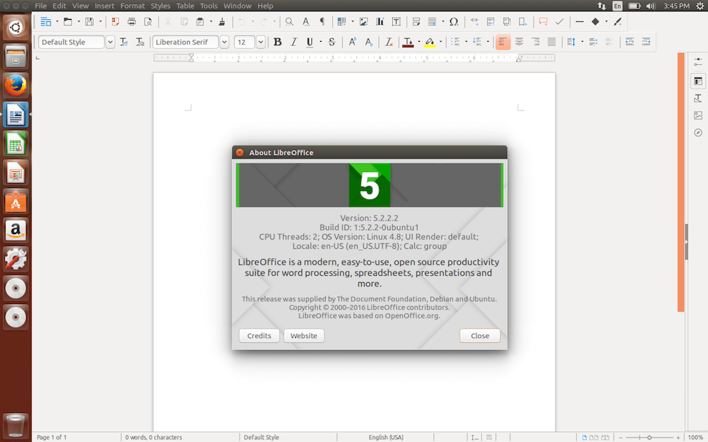 LibreOffice 5.2