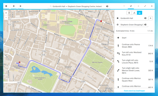 Zorin OS Maps