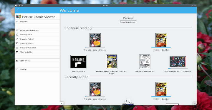 Peruse Comic Reader for Linux