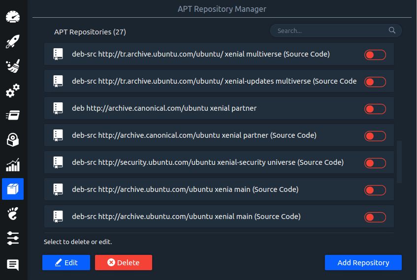 Stacer APT Repository Manager