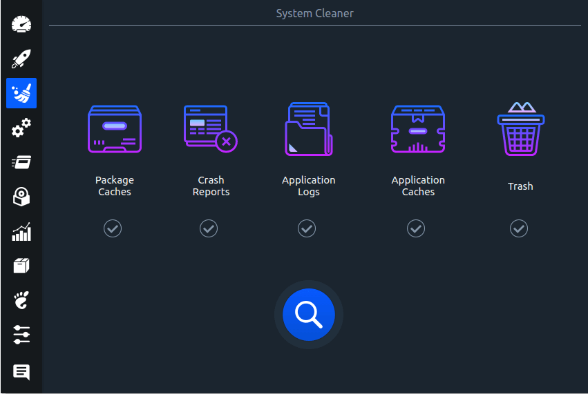 Stacer System Cleaner