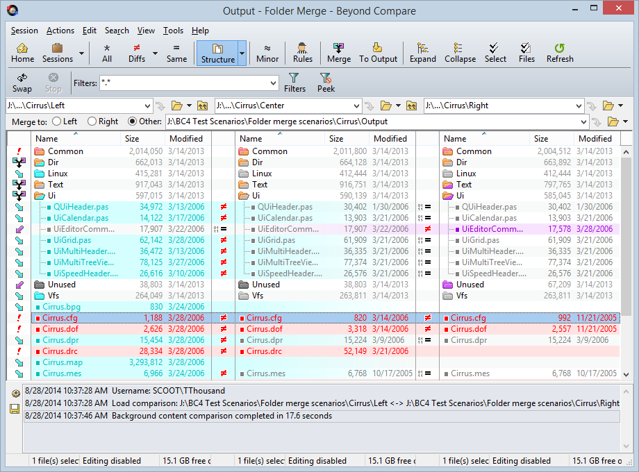 Beyond Compare Diff/Merge Tool