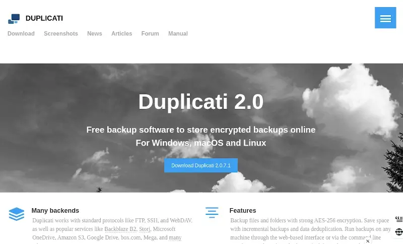 Duplicati - Cloud Storage