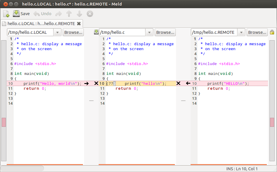 Meld Diff/Merge Tool