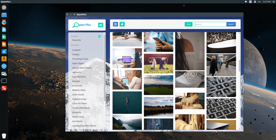 OpenPics - Free Image Search Tool