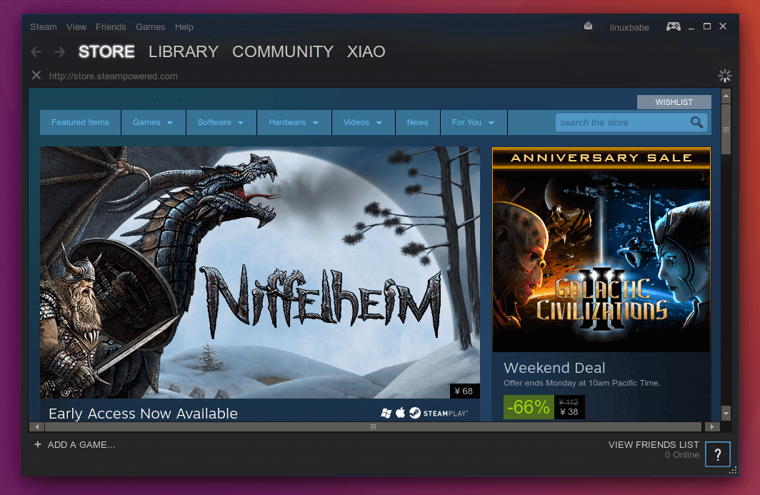 Steam for Linux