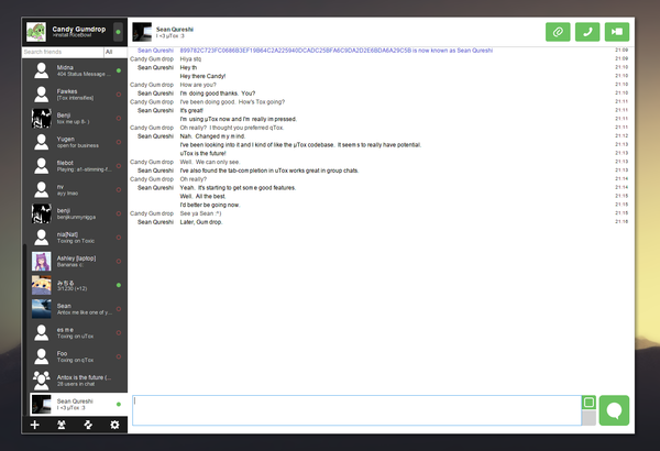 Tox Instant Messaging App for Linux