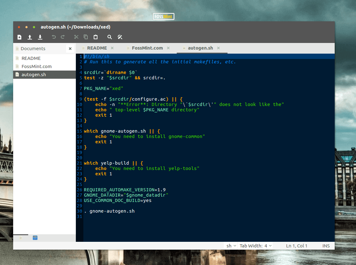 Xed Text Editor Dark Theme