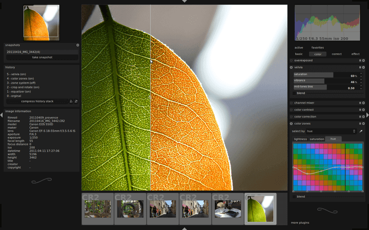 Darktable Preview 3