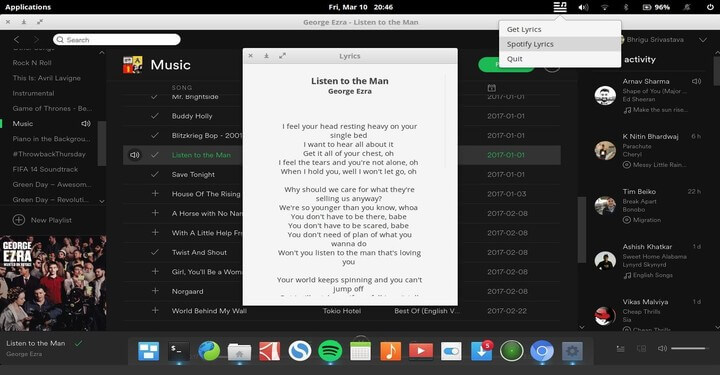 Instant Lyrics for Spotify