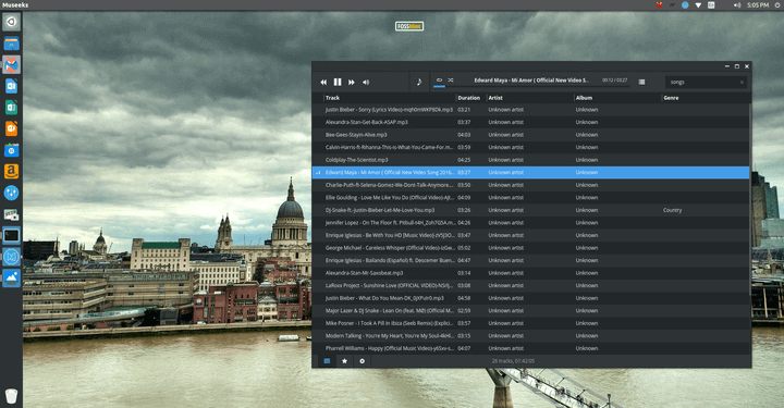 Museeks Music Player for Linux