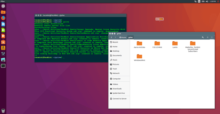 Grive2 - Google Drive Desktop Client for Linux