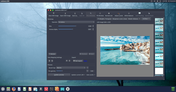 Luminance HDR Image Editing Tool