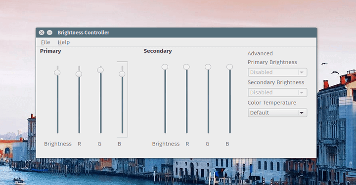 Brightness Controller for Ubuntu