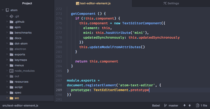 Atom Text Editor for Linux