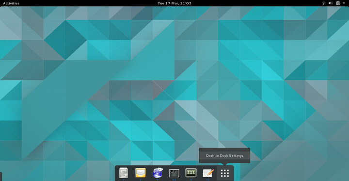 Dash to Dock for Gnome Desktop