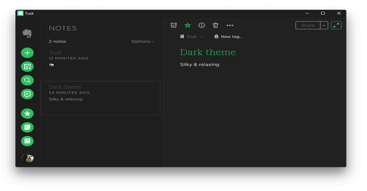 Tusk Evernote Alternative Client