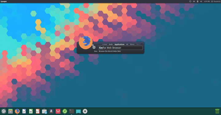 Synapse Application Launcher for Ubuntu