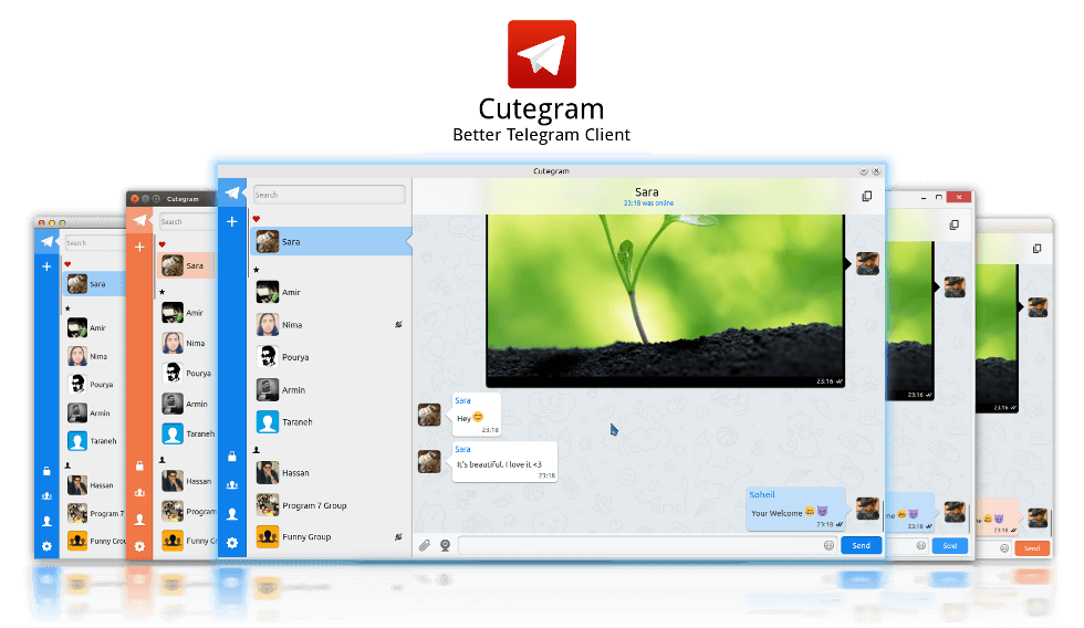 Cutegram Telegram Client