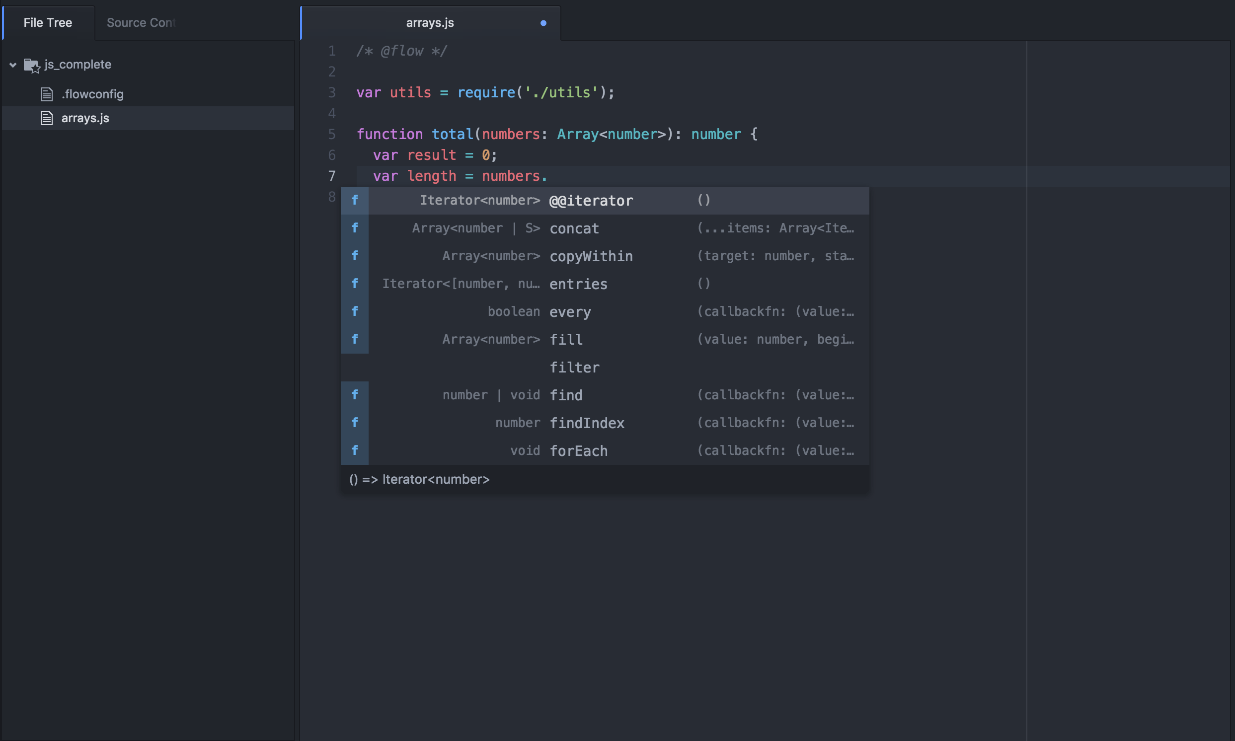 Nuclide Developing JavaScript