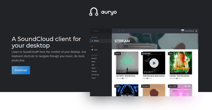 Auryo Soundcloud Desktop Client