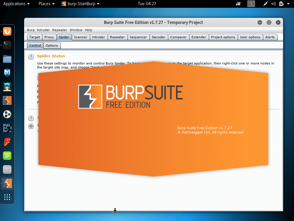 Burp Security Vulnerability Scanner
