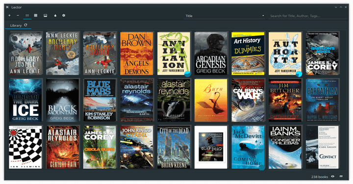 Lector ebook Reader for Linux