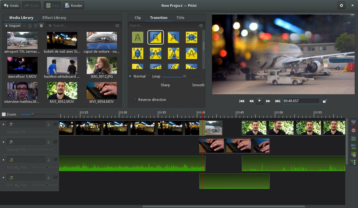 Pitivi Video Editor