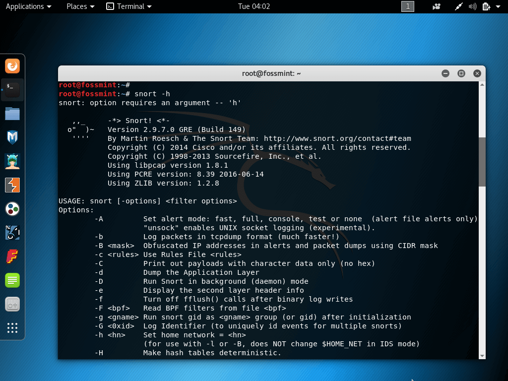 Snort Network Intrusion Prevention Tool