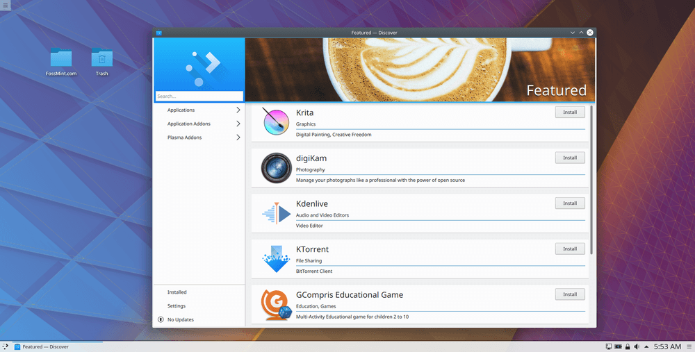 KDE Discover