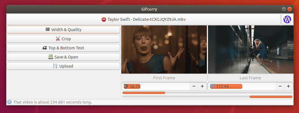 Make a GIF from Video on Linux with Gifcurry - OMG! Ubuntu